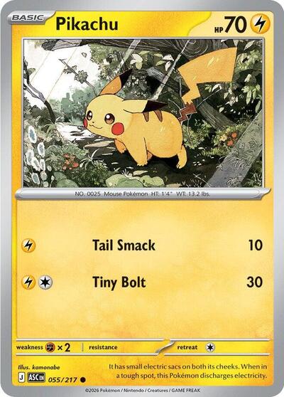Pikachu (ME: Ascended Heroes) Near Mint - Nick Nack's Full Frontal Attack