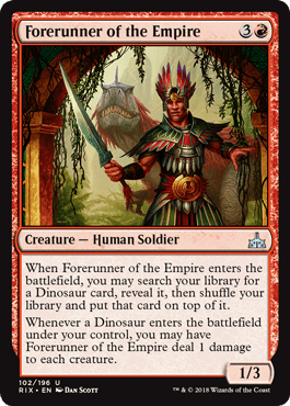 Forerunner of the Empire (Rivals of Ixalan) Near Mint - Nick Nack's Full Frontal Attack
