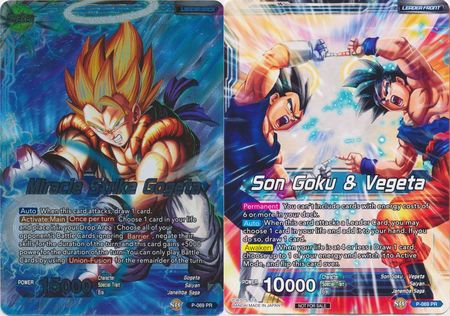 Son Goku &amp; Vegeta // Miracle Strike Gogeta (Promotion du film) (P-069) [Cartes promotionnelles] 