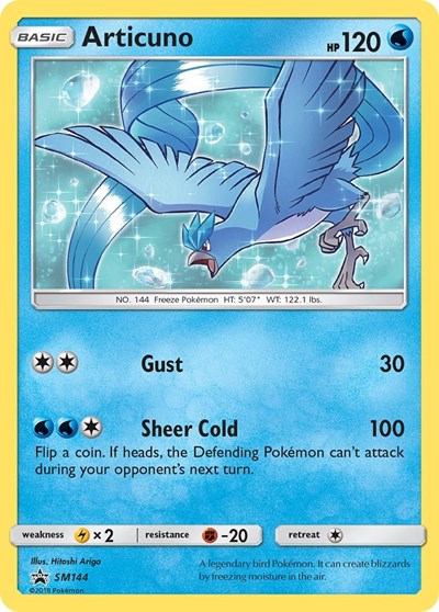 Articuno - SM144 (SM Promos) Medium Play Holofoil