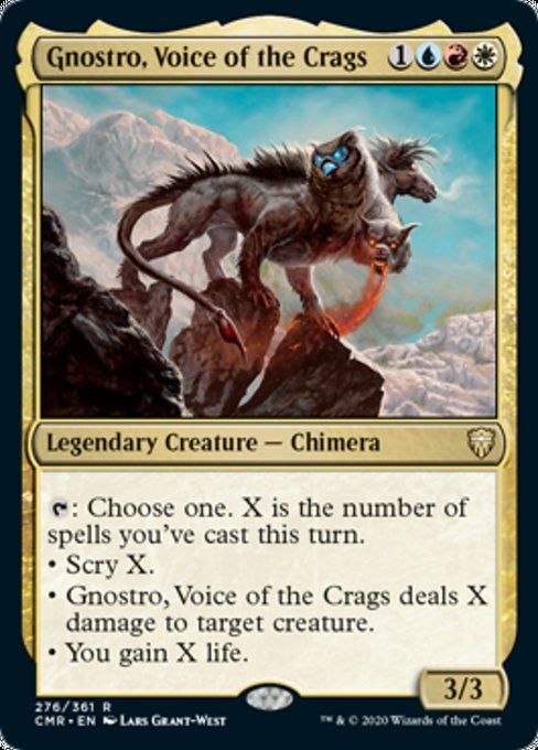 Gnostro, Voice of the Crags (Commander Legends) Near Mint - Nick Nack's Full Frontal Attack