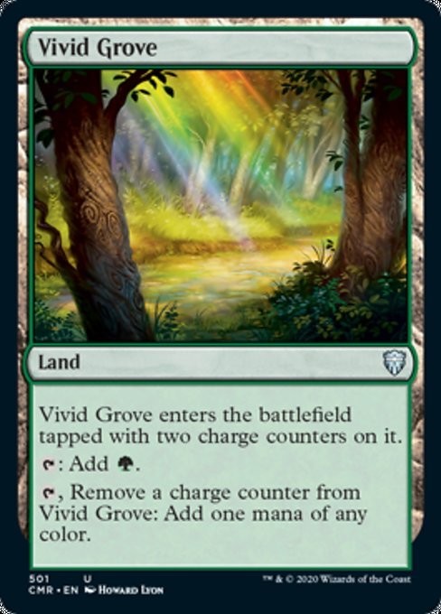 Vivid Grove (Commander 2020 Commander Legends) Near Mint - Nick Nack's Full Frontal Attack