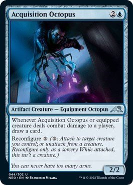 Acquisition Octopus (Kamigawa: Neon Dynasty) Near Mint - Nick Nack's Full Frontal Attack