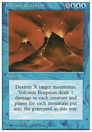 Volcanic Eruption (4th Edition) Light Play - Nick Nack's Full Frontal Attack