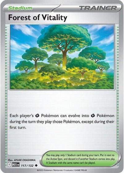 Forest of Vitality (ME01: Mega Evolution) Near Mint