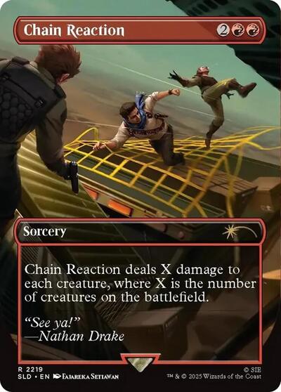 Chain Reaction (Secret Lair) Near Mint - Nick Nack's Full Frontal Attack