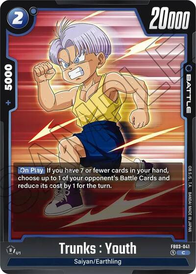 Trunks : Youth (Raging Roar) Near Mint