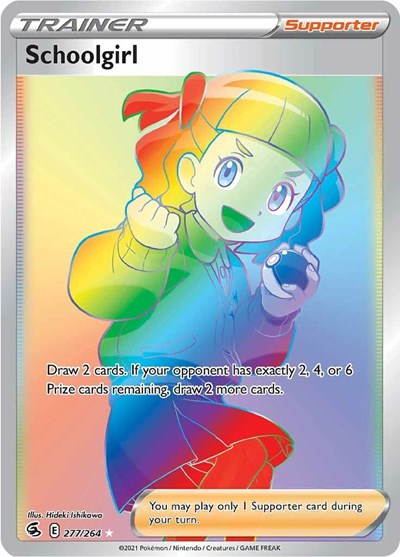 Schoolgirl (Secret) (SWSH08: Fusion Strike) Near Mint Holofoil