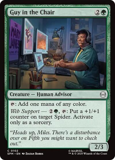 Guy in the Chair (Marvel's Spider - Man) Near Mint - Nick Nack's Full Frontal Attack