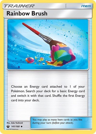 Rainbow Brush (SM - Celestial Storm) Near Mint - Nick Nack's Full Frontal Attack