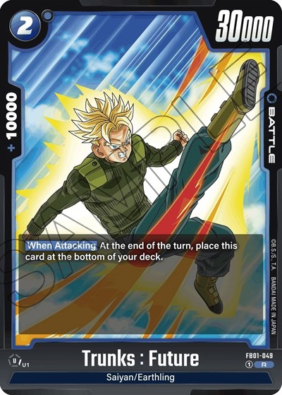 Trunks : Future FB01-049 (Awakened Pulse) Near Mint Holofoil