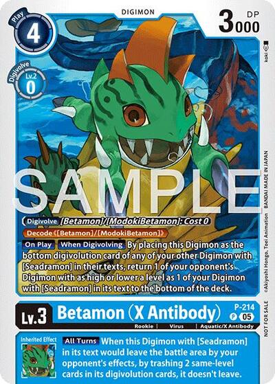 Betamon (X Antibody) (Official Store Tournament 2026 Vol. 1) (Digimon Promotion Cards) Near Mint - Nick Nack's Full Frontal Attack