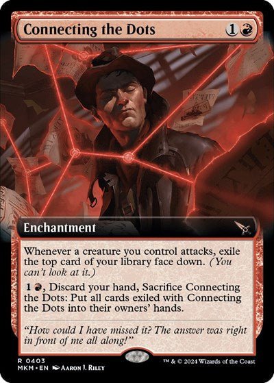 Connecting the Dots (Extended Art) (Murders at Karlov Manor) Near Mint Foil - Nick Nack's Full Frontal Attack