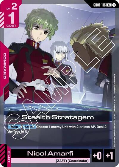 Stealth Stratagem (Newtype Rising) Near Mint