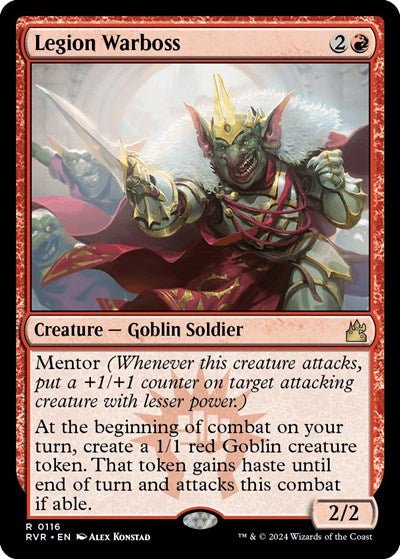 Legion Warboss (Ravnica Remastered) Near Mint Foil - Nick Nack's Full Frontal Attack