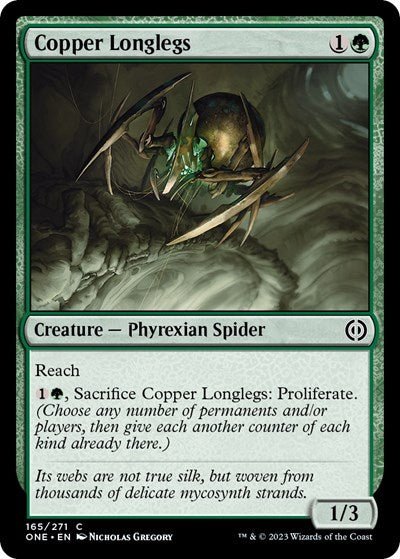 Copper Longlegs (Phyrexia: All Will Be One) Near Mint - Nick Nack's Full Frontal Attack