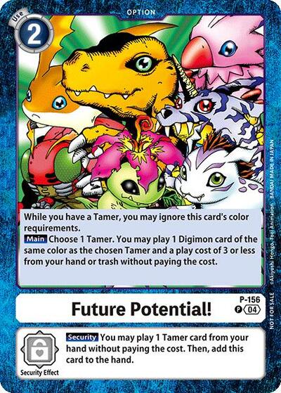 Future Potential! (Store Tournament 2024 Oct. Dec. Participation Pack) (Digimon Promotion Cards) Near Mint