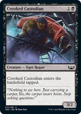 Crooked Custodian (Streets of New Capenna) Near Mint - Nick Nack's Full Frontal Attack