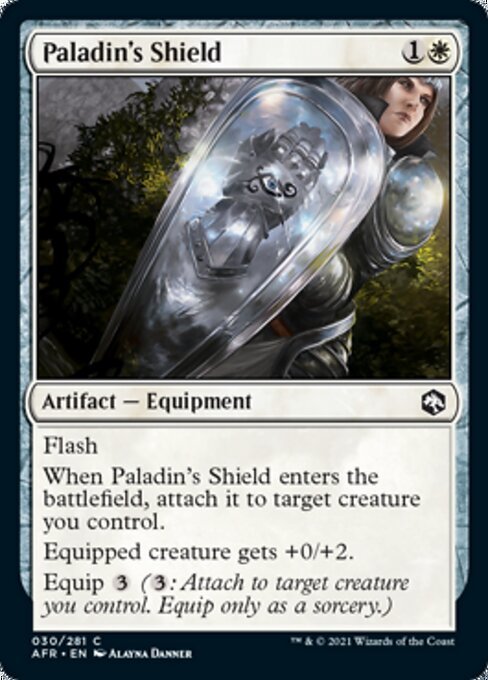 Paladin's Shield (Adventures in the Forgotten Realms) Near Mint - Nick Nack's Full Frontal Attack