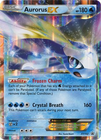 Aurorus EX (XY102) (Tarjeta Jumbo) [XY: Black Star Promos] 