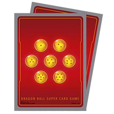 Dragon Ball Super Fusion World Card Game Official Sleeves Standard Red (64 - Pack) (Bandai) New - Nick Nack's Full Frontal Attack