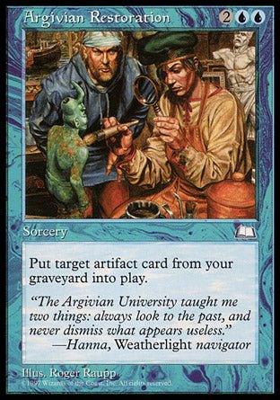 Argivian Restoration (Weatherlight) Light Play - Nick Nack's Full Frontal Attack