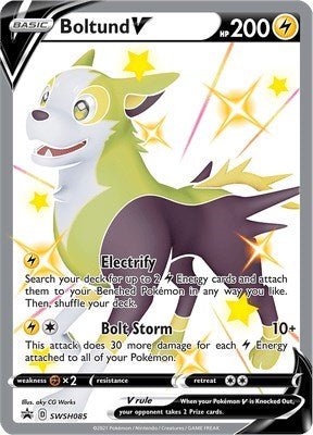 Boltund V - SWSH085 (SWSH: Sword & Shield Promo Cards) Near Mint Holofoil - Nick Nack's Full Frontal Attack