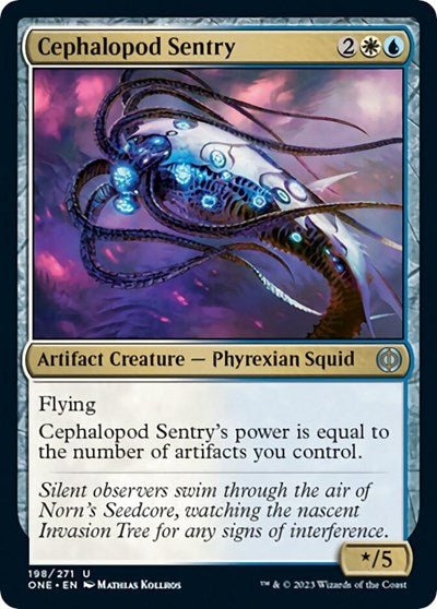 Cephalopod Sentry (Phyrexia: All Will Be One) Near Mint - Nick Nack's Full Frontal Attack