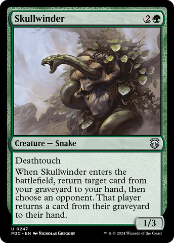 Skullwinder (Ripple Foil) [Modern Horizons 3 Commander]