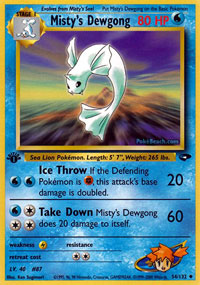 Misty's Dewgong (Gym Challenge) Light Play Unlimited