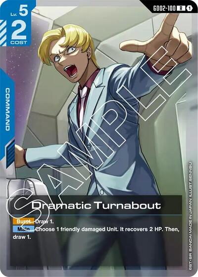 Dramatic Turnabout (Dual Impact) Near Mint Holofoil - Nick Nack's Full Frontal Attack