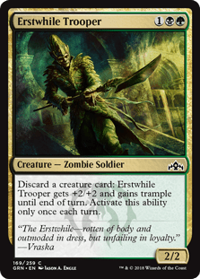 Erstwhile Trooper (Guilds of Ravnica) Near Mint - Nick Nack's Full Frontal Attack
