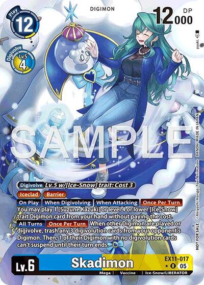 Skadimon (Alternate Art) (Box Topper) (Dawn of Liberator) Near Mint Foil - Nick Nack's Full Frontal Attack
