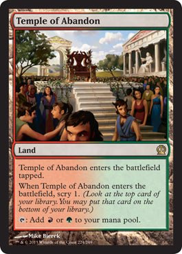 Temple of Abandon (Theros) Near Mint - Nick Nack's Full Frontal Attack