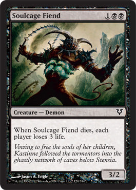 Soulcage Fiend (Avacyn Restored) Light Play