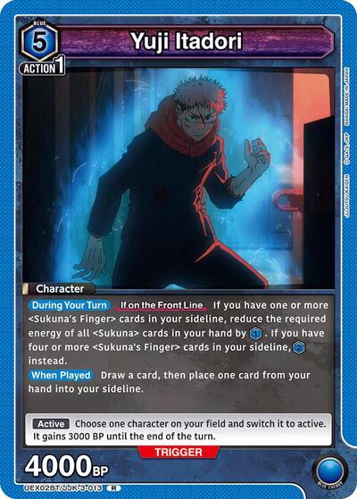 Yuji Itadori (013) (UEX02BT: Jujutsu Kaisen Vol.2) Near Mint Foil - Nick Nack's Full Frontal Attack