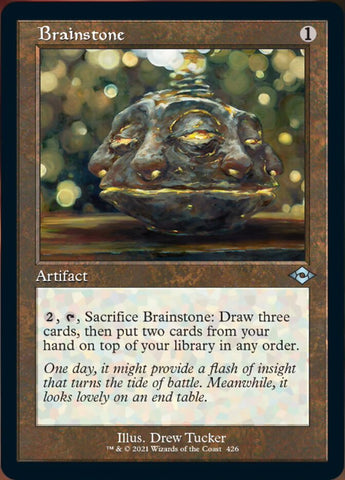 Brainstone (feuille gravée rétro) [Modern Horizons 2] 