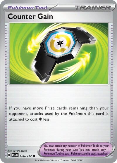 Counter Gain - 186 (ME: Ascended Heroes) Near Mint