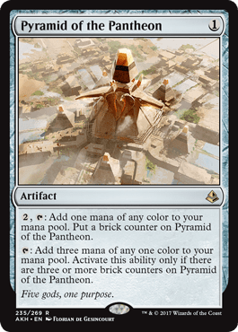 Pyramid of the Pantheon (Amonkhet) Near Mint - Nick Nack's Full Frontal Attack