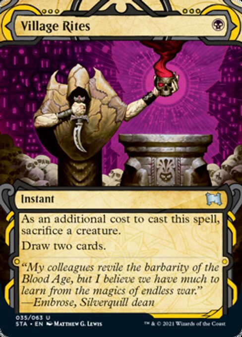 Village Rites (Strixhaven Mystical Archive) Near Mint Foil