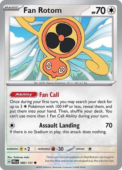Fan Rotom (SV: Prismatic Evolutions) Near Mint