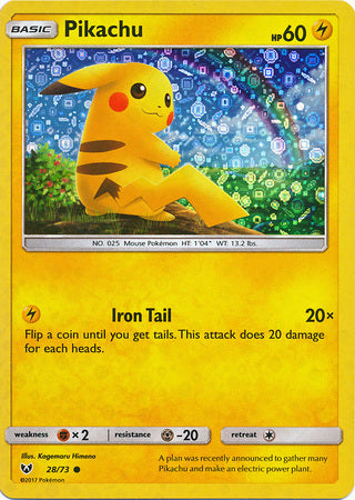 Pikachu (28/73) (Promotion General Mills) [Cartes et produits divers] 
