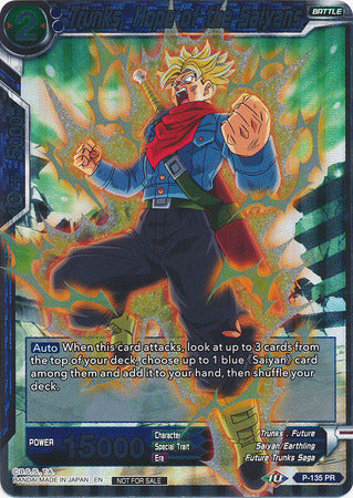 Trunks, Hope of the Saiyans (Series 7 Super Dash Pack) (P-135) [Promotion Cards]