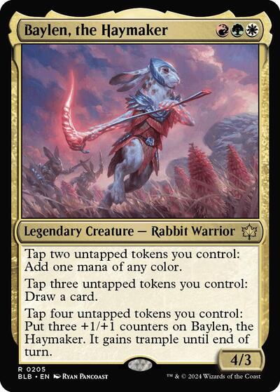 Baylen, the Haymaker (Bloomburrow) Near Mint Foil - Nick Nack's Full Frontal Attack