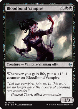 Bloodbond Vampire (Battle for Zendikar) Near Mint - Nick Nack's Full Frontal Attack