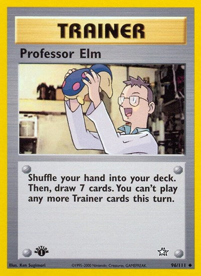 Professor Elm (Neo Genesis) Light Play 1st Edition