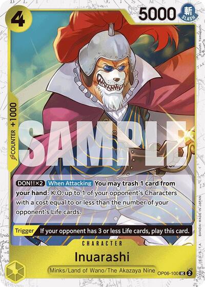 Inuarashi (Jolly Roger Foil) (Premium Booster) Near Mint Foil - Nick Nack's Full Frontal Attack