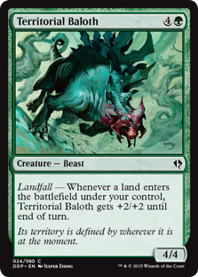 Territorial Baloth (Duel Decks: Zendikar vs Eldrazi) Near Mint