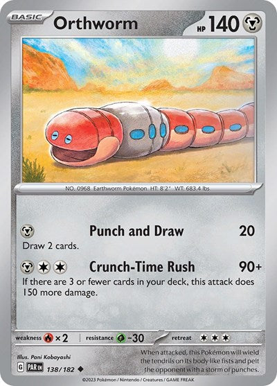 Orthworm (Scarlet and Violet: Paradox Rift) Near Mint