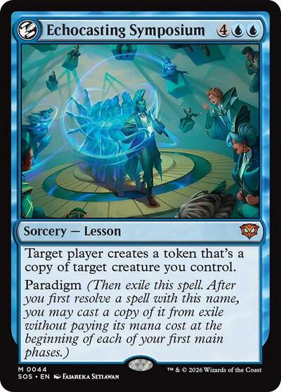 Echocasting Symposium (Secrets of Strixhaven) Near Mint Foil